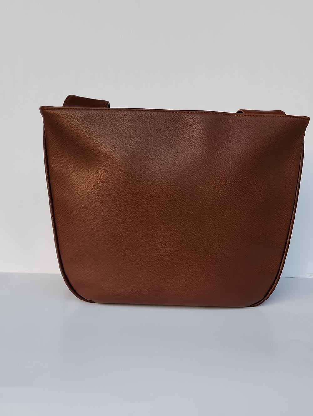 Vintage LONGCHAMP France All-Leather Triple Compartment Hobo Shoulder Bag - Tan - Picture 4 of 16